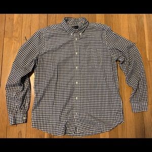 Gap Lived In Gingham Long Sleeve Shirt